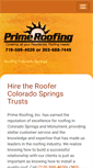 Mobile Screenshot of myprimeroofing.com